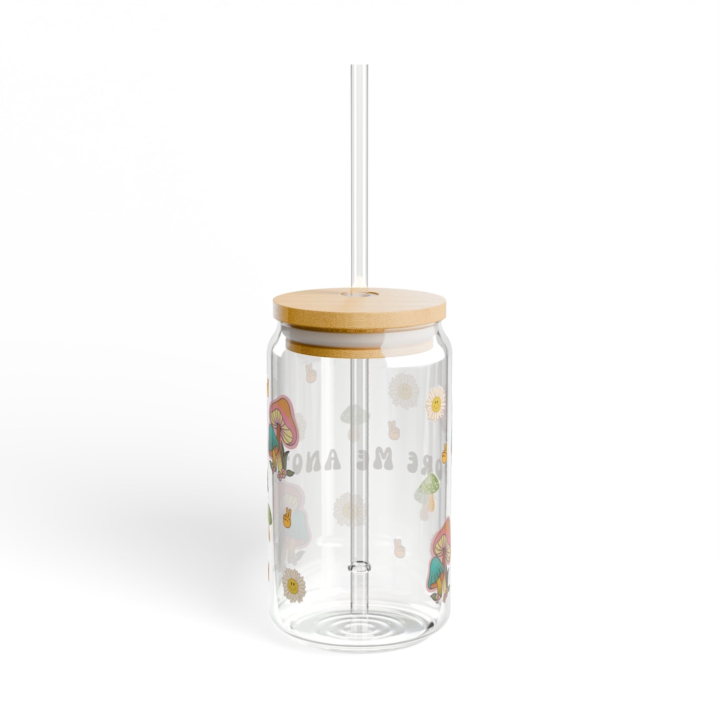 Mushroom Sipper Glass, 16oz
