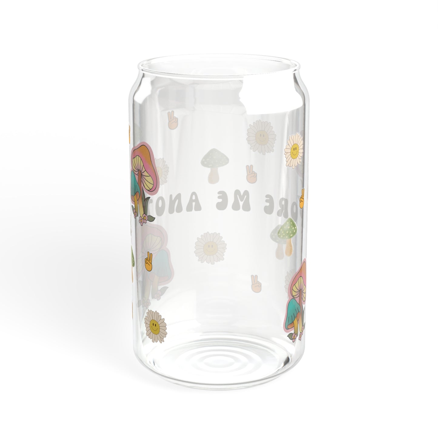 Mushroom Sipper Glass, 16oz
