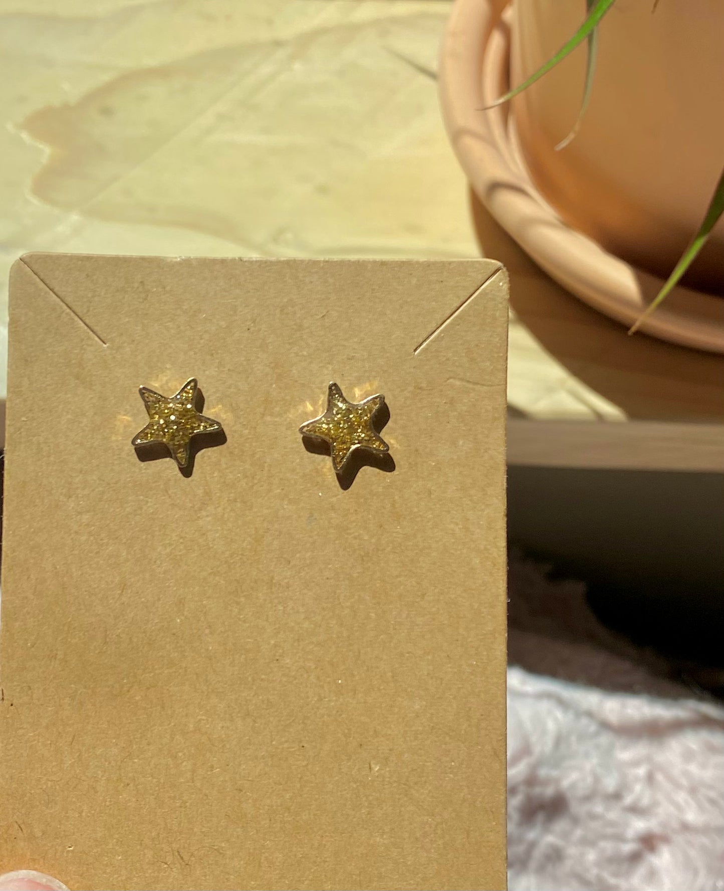 Gold Glitter Stars