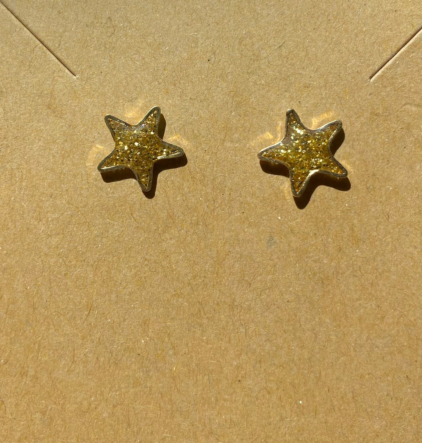 Gold Glitter Stars