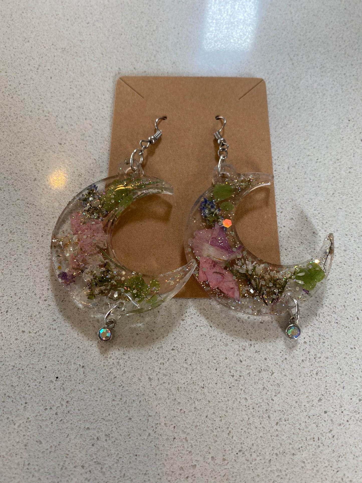 Flower Moon Statement Earrings