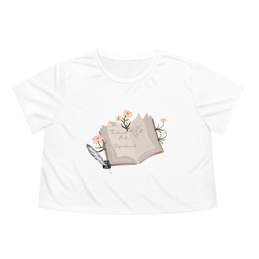 Tortured Poets Department Flowy Cropped Tee