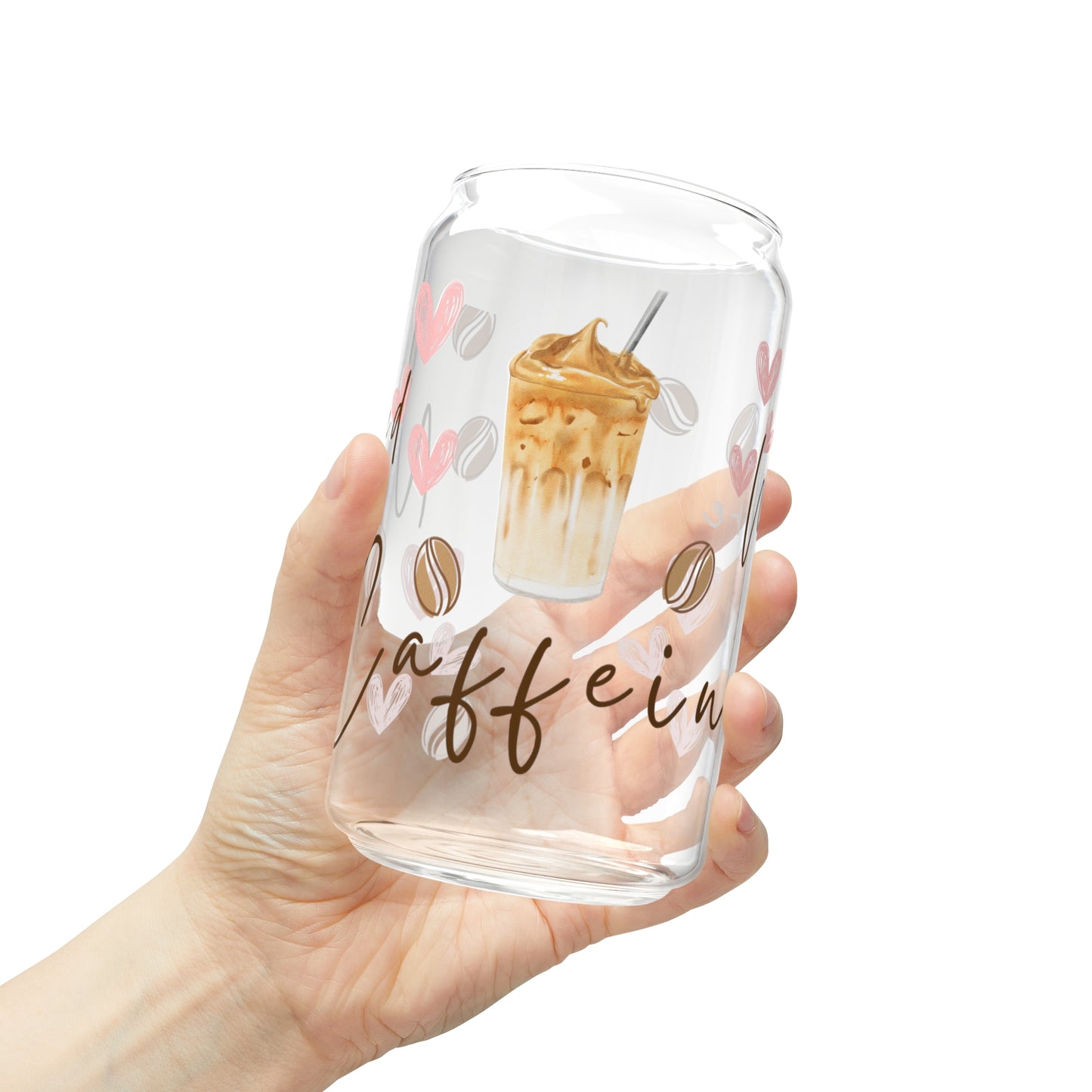 Caffeine Sipper Glass, 16oz