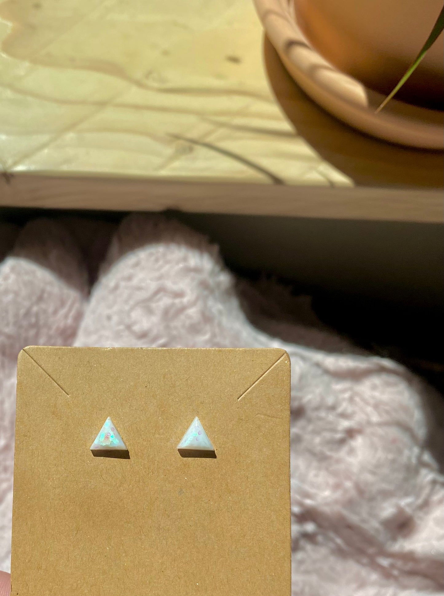 Tiny White Triangles