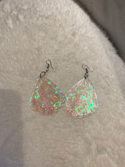 Iridescent Butterfly Earrings