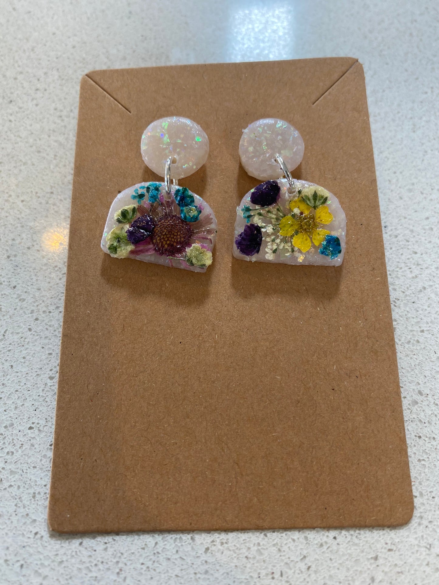 Small Floral Dangles