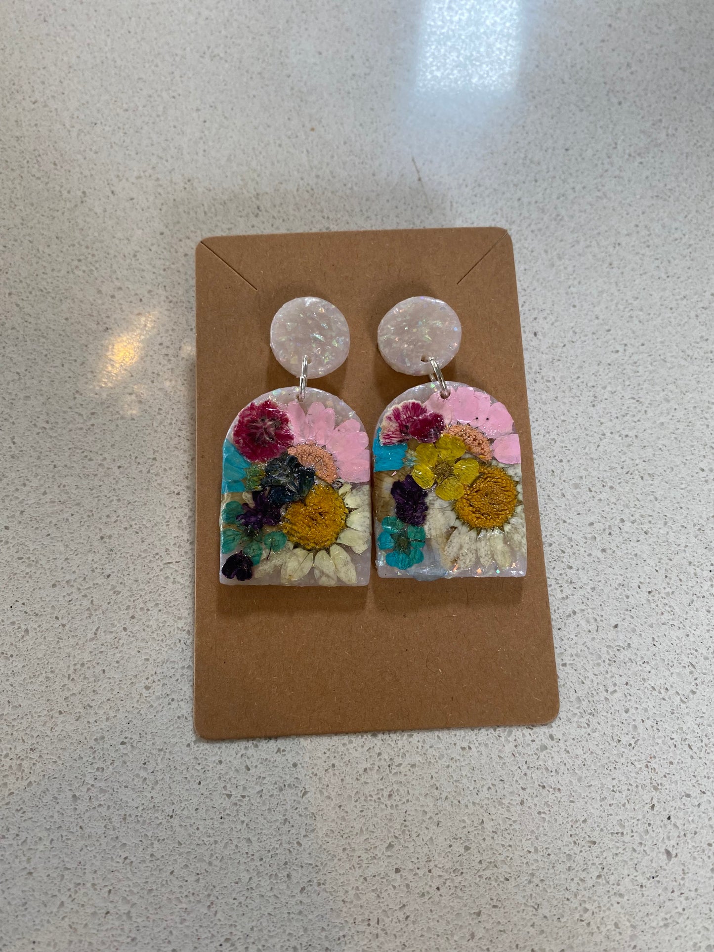 Flower Dangle Earrings